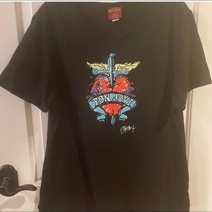 Hard Rock Cafe Bon Jovi Tee Size XL